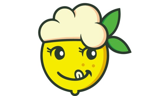 可爱厨师柠檬logo设计
