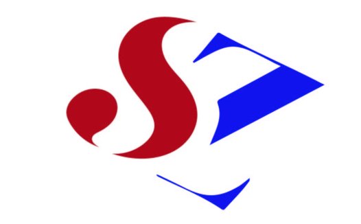简约现代红色蓝色动态logo设计