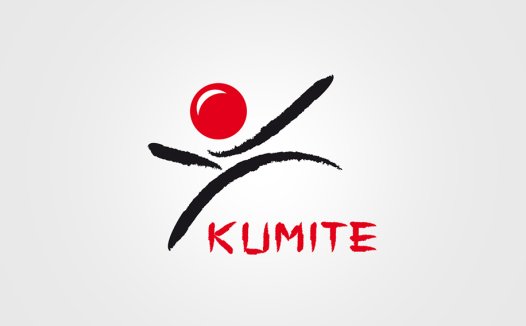 KUMITE logo设计:简洁运动风格标识