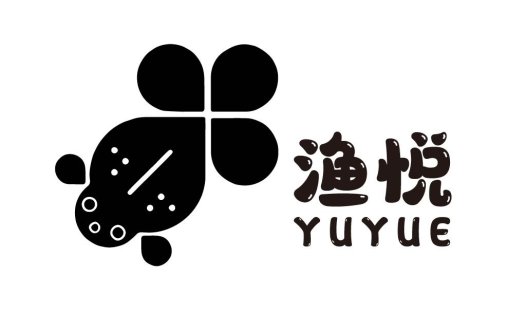 简约风鱼形logo设计