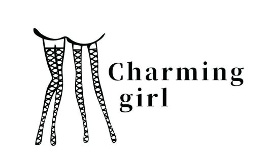 简约风女性腿形logo设计