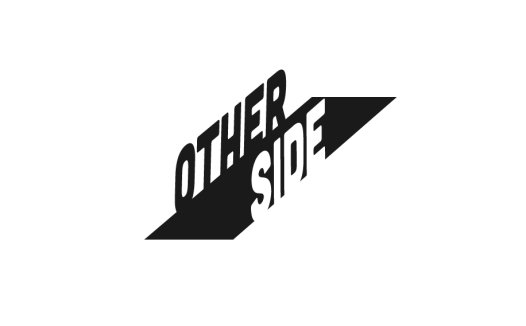 极简风格'OTHER SIDE'字体logo设计