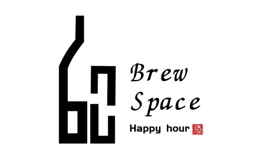 简约酒馆logo设计:Happy Hour Space