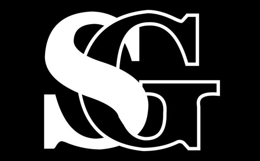 简洁现代风格的SG字母logo设计