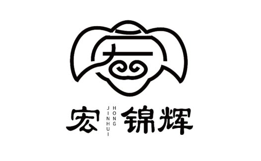 猪头形象logo设计