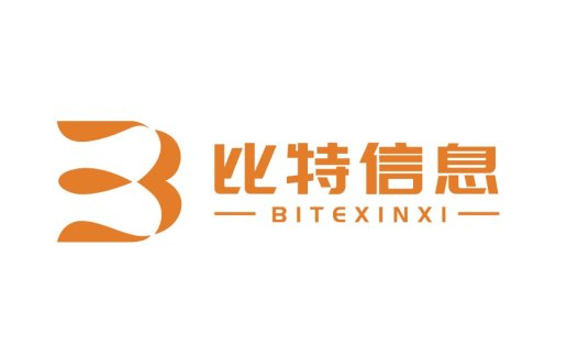 简洁现代的比特特信息logo设计