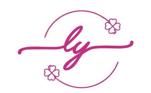 简约优雅粉色logo设计