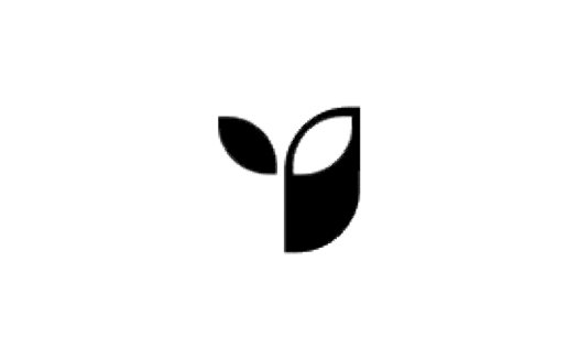 简约植物logo设计
