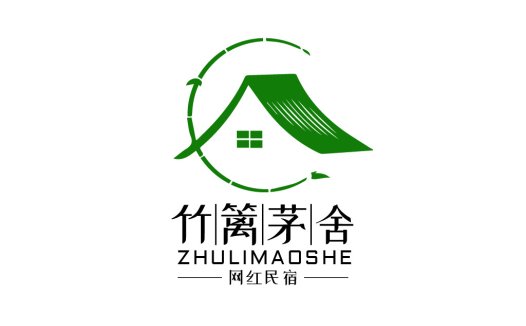 竹篱茅舍民宿logo设计