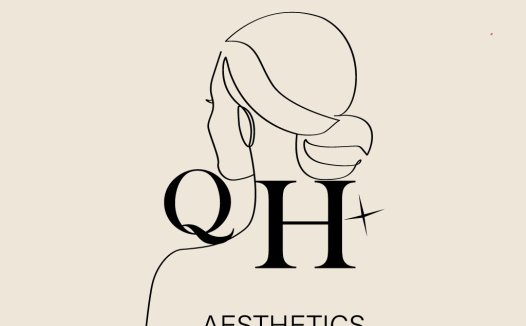 简约线条艺术QH美学Logo设计