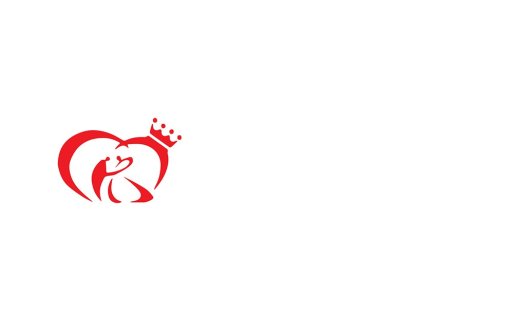 心形皇冠logo设计:皇家爱心