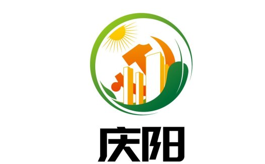 绿色建筑阳光logo设计