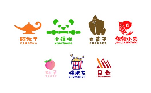 创意卡通风格logo设计