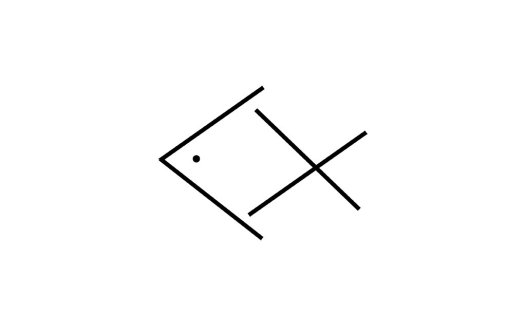 简约线条鱼形logo设计