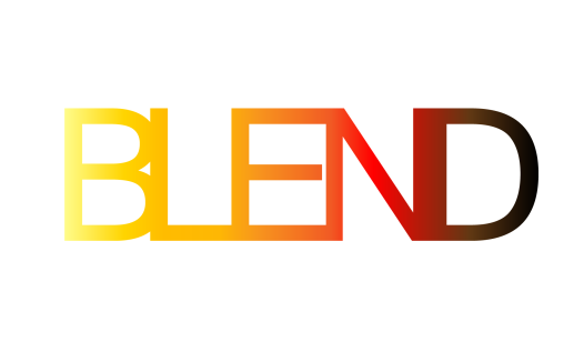 色彩渐变融合logo设计