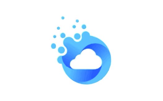 云朵与水滴的创意logo设计