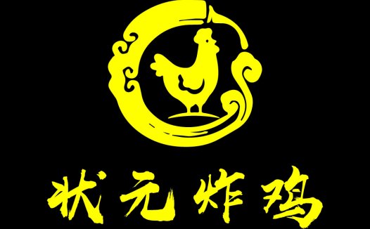 鸡主题logo设计,中式风格