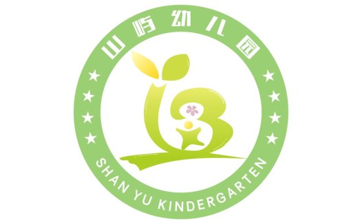 幼儿园logo设计:绿色自然风格