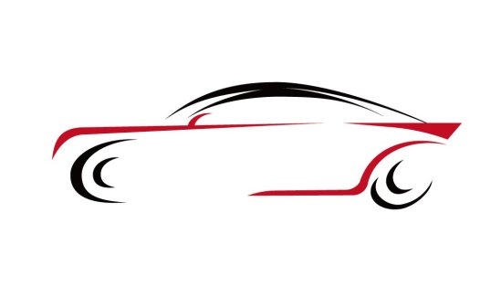 简约线条汽车logo设计