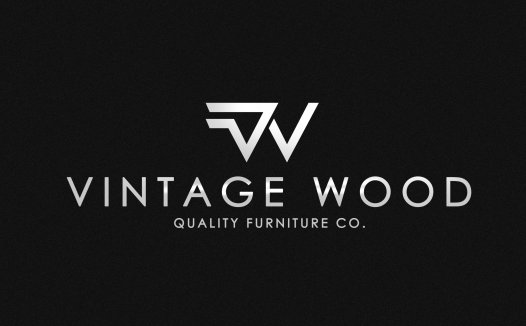 简约现代风格的Vintage Wood Logo设计