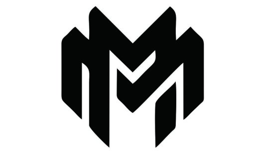 简约几何字母M标志设计