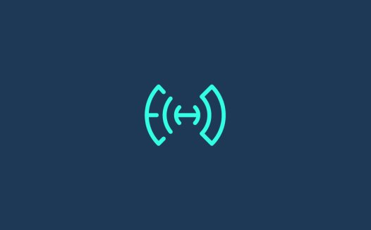 简洁音频波形logo设计