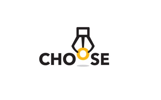 简洁明了的'CHOOSE'标志设计