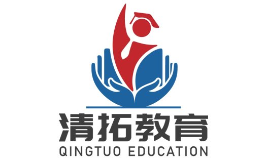 教育机构logo设计:手托人形图案