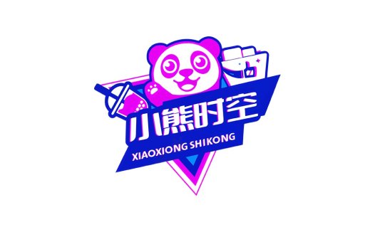 熊猫主题创意logo设计