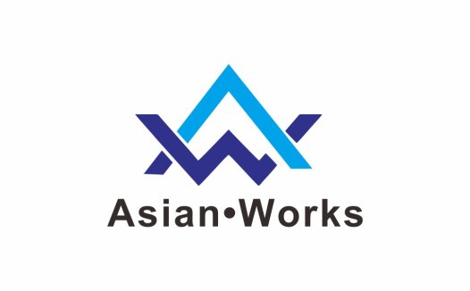 现代简约风格的亚洲工作logo设计