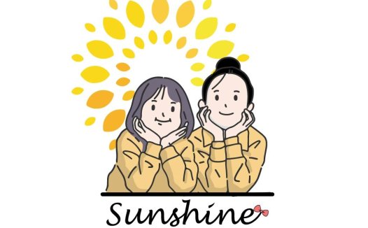 阳光姐妹logo设计