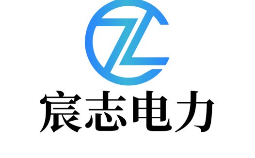 蓝色渐变字母ZC标志设计