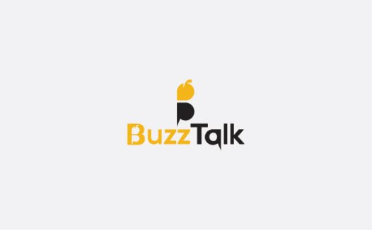 简洁明了的BuzzTalk logo设计