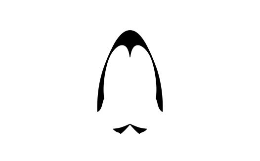 极简风格企鹅logo设计