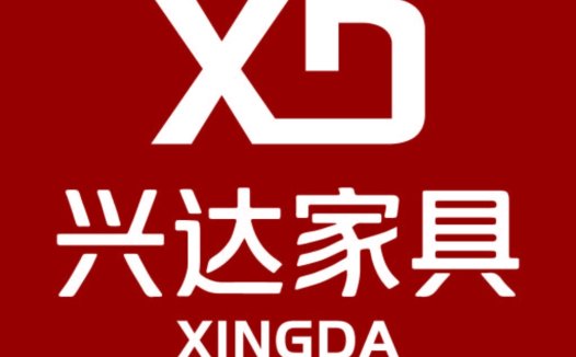 简约红白logo设计,适用于家具行业