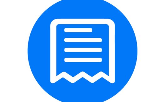 简洁发票logo设计