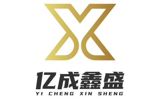 金色大写字母X标志设计