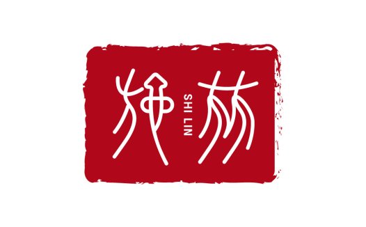 红色印章风格的logo设计