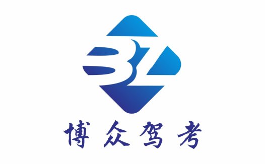 蓝色渐变几何元素logo设计