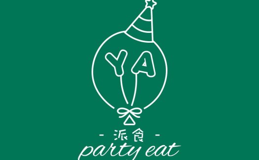派食食logo设计:创意热气球图形