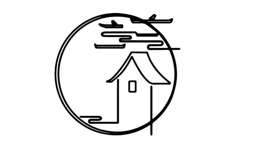简约自然风建筑logo设计