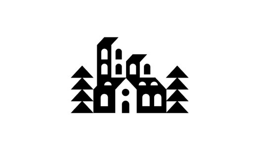 简约城市建筑logo设计