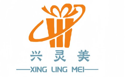 橙色礼物盒logo设计
