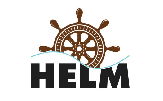 船舵logo设计：航海主题企业标识