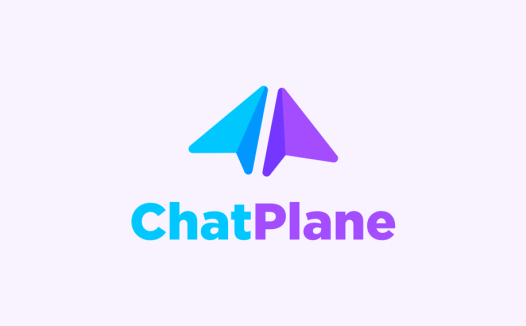 简洁现代的ChatPlane Logo设计