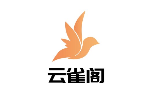 飞翔的鸟形logo设计