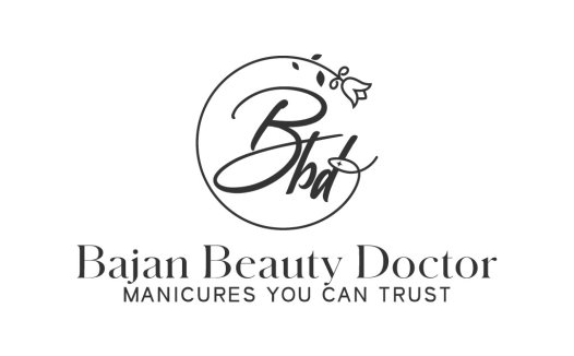 简约优雅美甲店logo设计