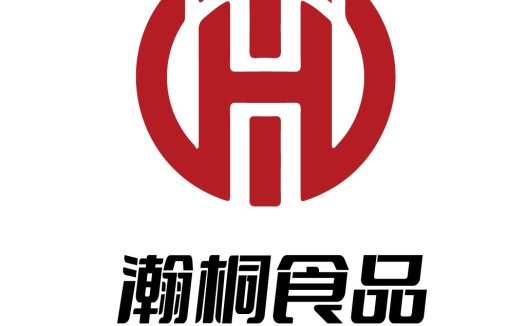 简洁红色圆形logo设计