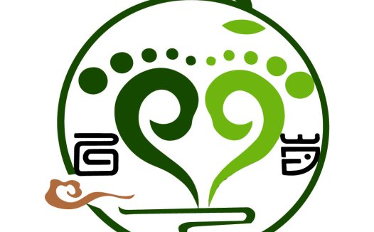 绿色生态手绘风格logo设计