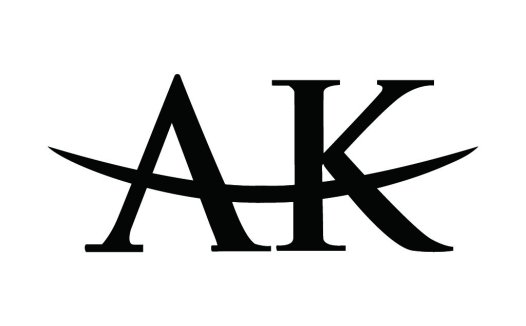 简约时尚的AK字母logo设计